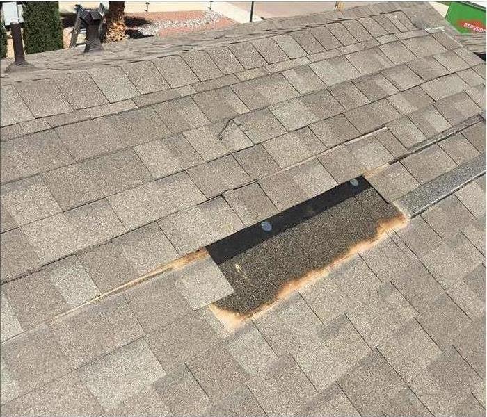 hole in roofing
